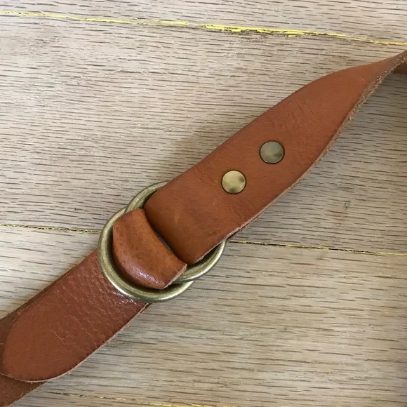 Brown Leather bag strap - adjustable - Picture 5 of 8